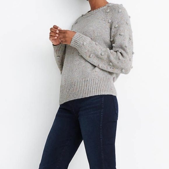 NWT MADEWELL POM SLEEVES PULLOVER - Picture 5 of 6
